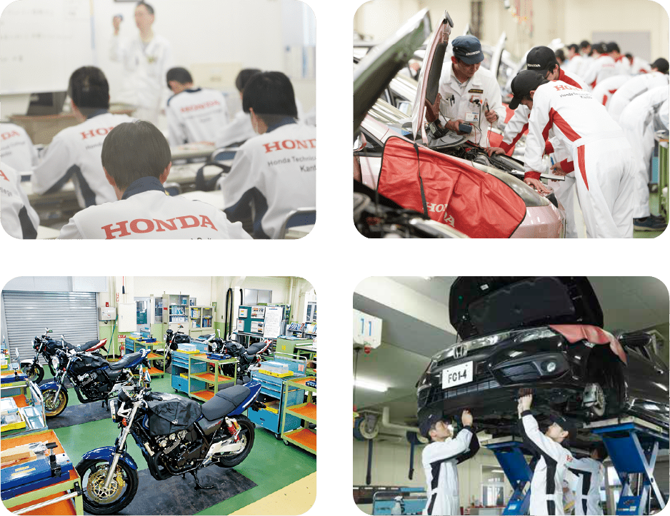 普通科出身でゼロからのスタートでも大丈夫。基礎から学び即戦力の自動車整備士に!