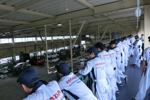 学校行事 鈴鹿工場見学を実施しました 新着情報 ホンダの自動車大学校 ホンダ テクニカル カレッジ 関西 公式hp