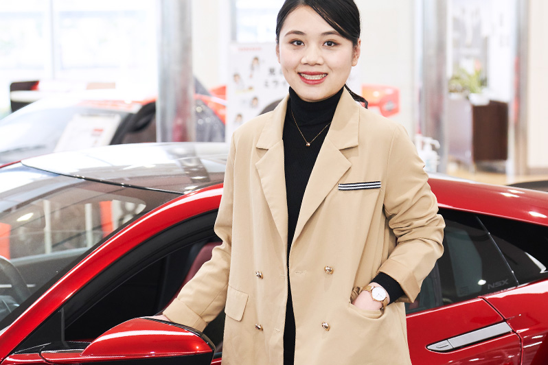 自動車整備科 グエンティ ハイ アインさん