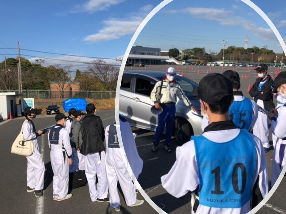 【実施】鈴鹿での安全運転講習＠1年生