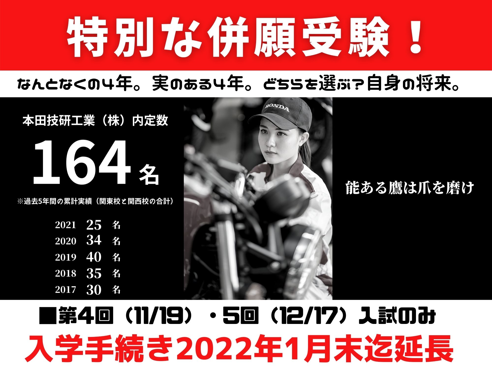 【大学共通テスト申込者限定】特別な併願受験のお報せ