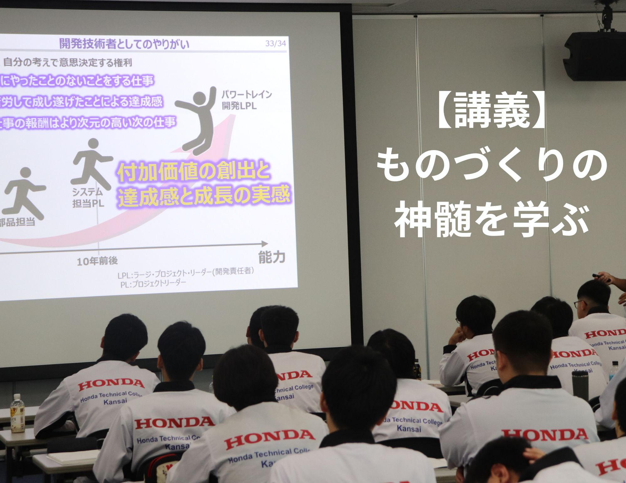 【講義】Hondaから講師を御招きし“ものづくりの神髄”を学びました