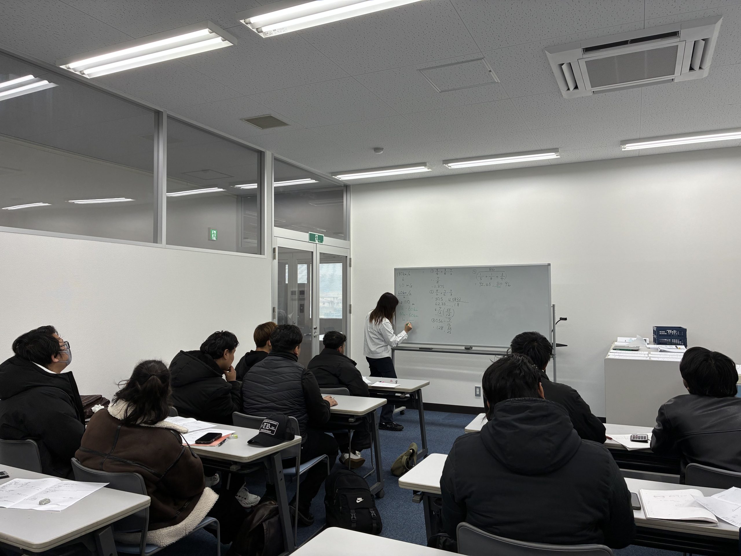 【入学前教育（留学生）】入学予定の留学生への数学勉強会（２回目）